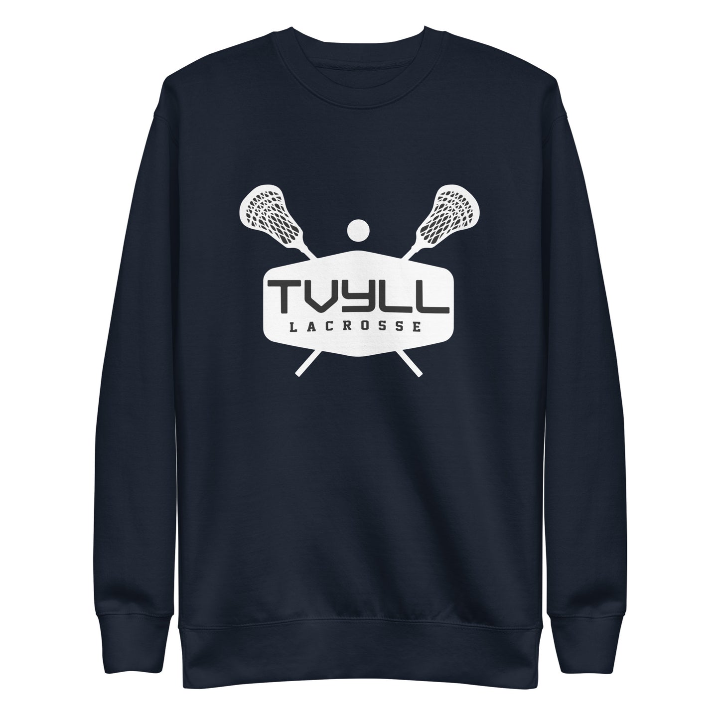 Adult TVYLL Lacrosse Cotton Heritage Premium Sweatshirt