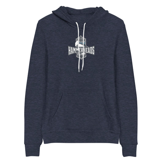 Adult Hampton Hammerheads Bella + Canvas Hoodie