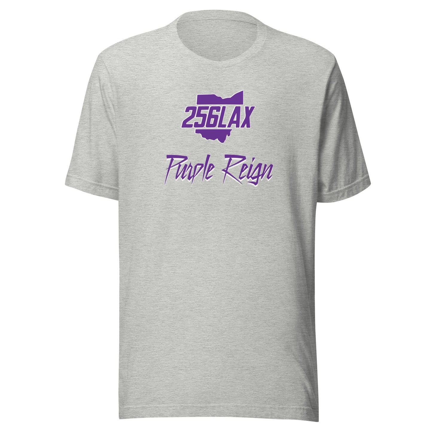 Adult 256 LAX Bella + Canvas T-shirt | Purple Reign