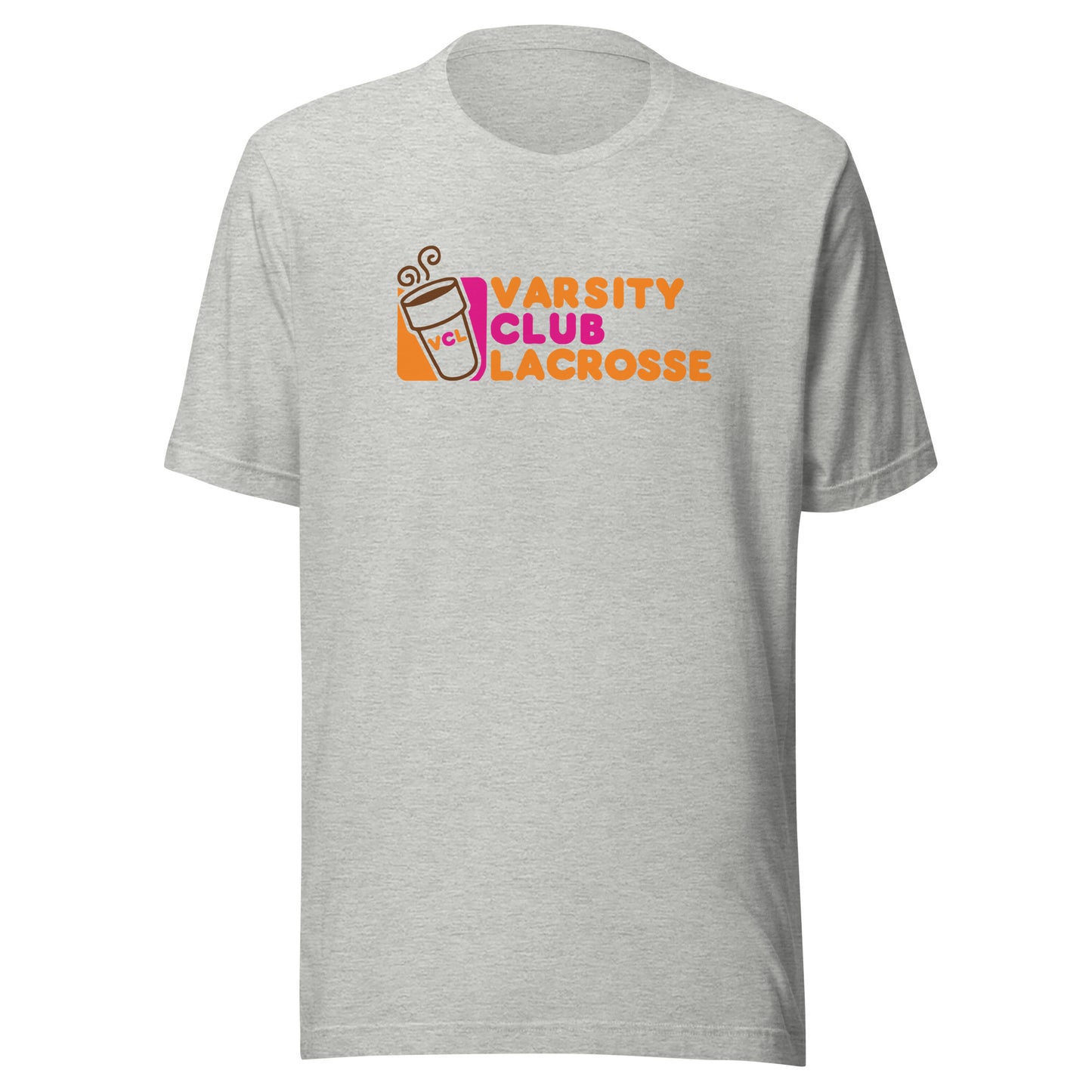 Adult Varsity Club Lacrosse Bella + Canvas T-shirt - Dunkies