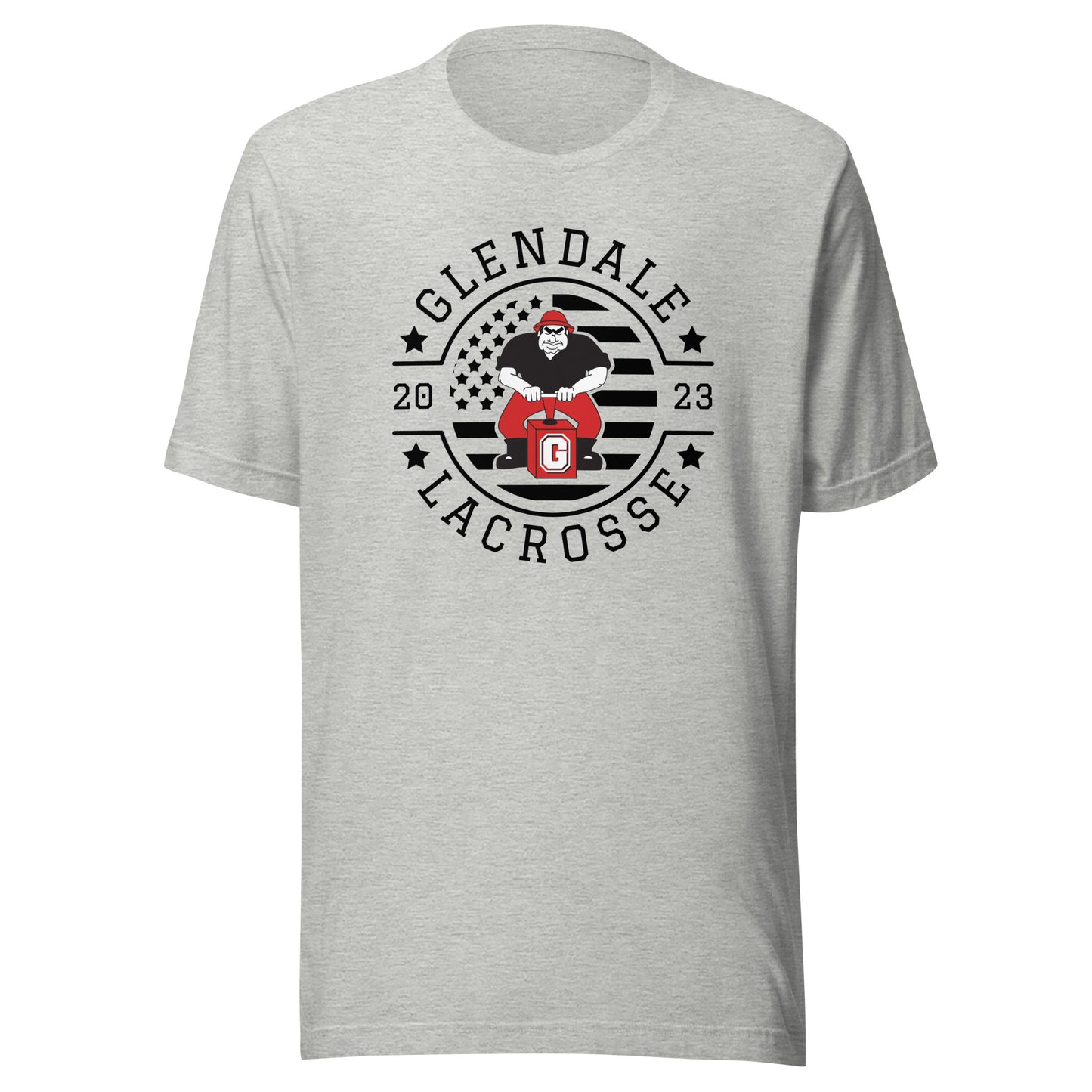 Adult Glendale HS Lacrosse Bella + Canvas T-shirt