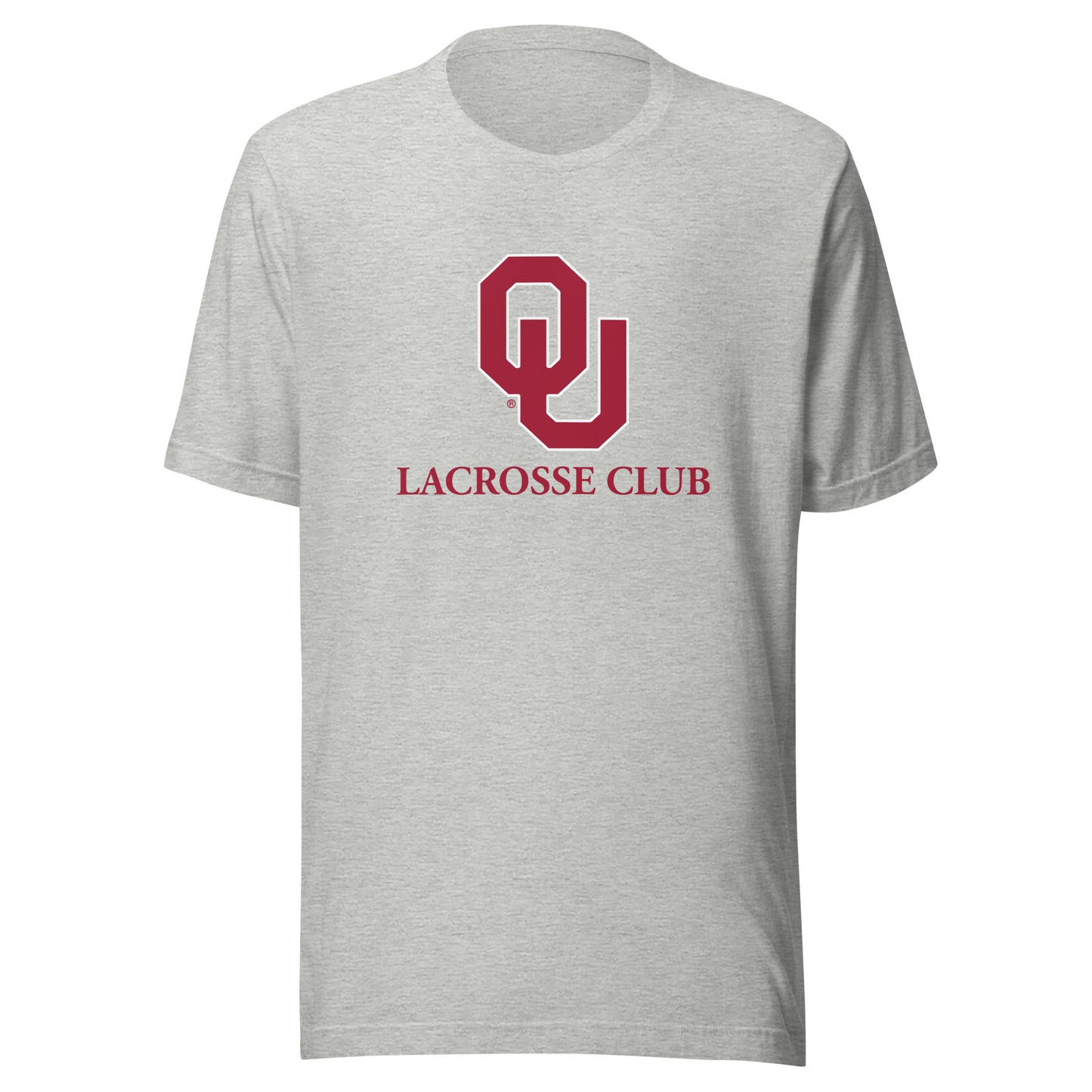 Adult Oklahoma University Lacrosse Bella + Canvas T-shirt