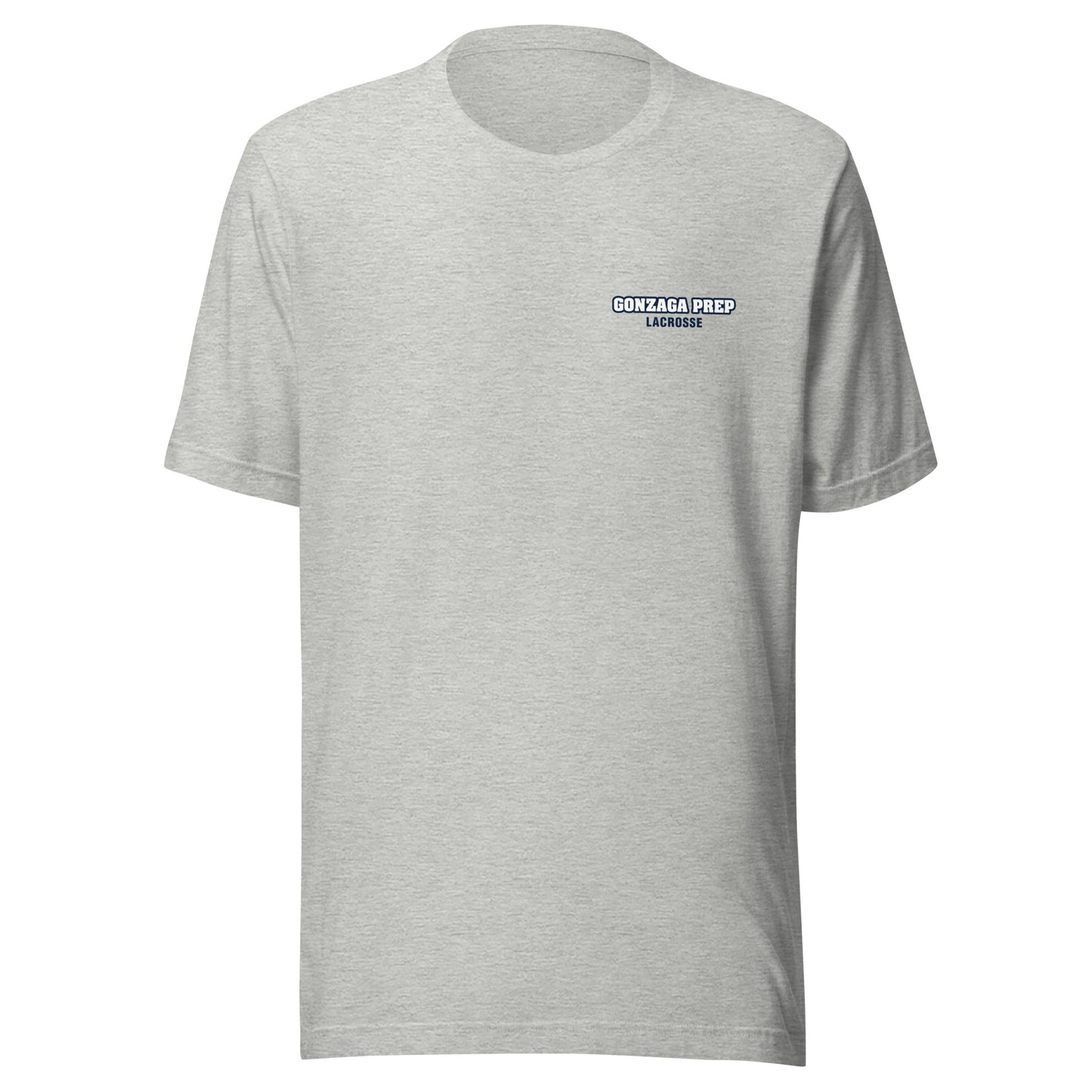 Adult Gonzaga Prep Lacrosse Bella + Canvas T-shirt