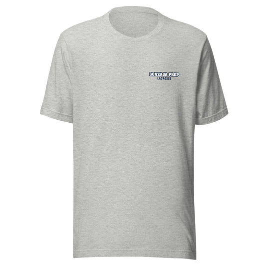 Adult Gonzaga Prep Lacrosse Bella + Canvas T-shirt