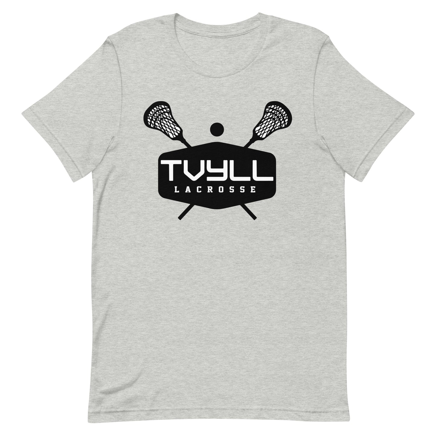 Adult TVYLL Lacrosse Bella + Canvas Short Sleeve Cotton Tee