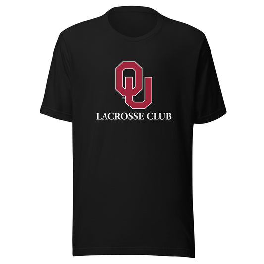 Adult Oklahoma University Lacrosse Bella + Canvas T-shirt