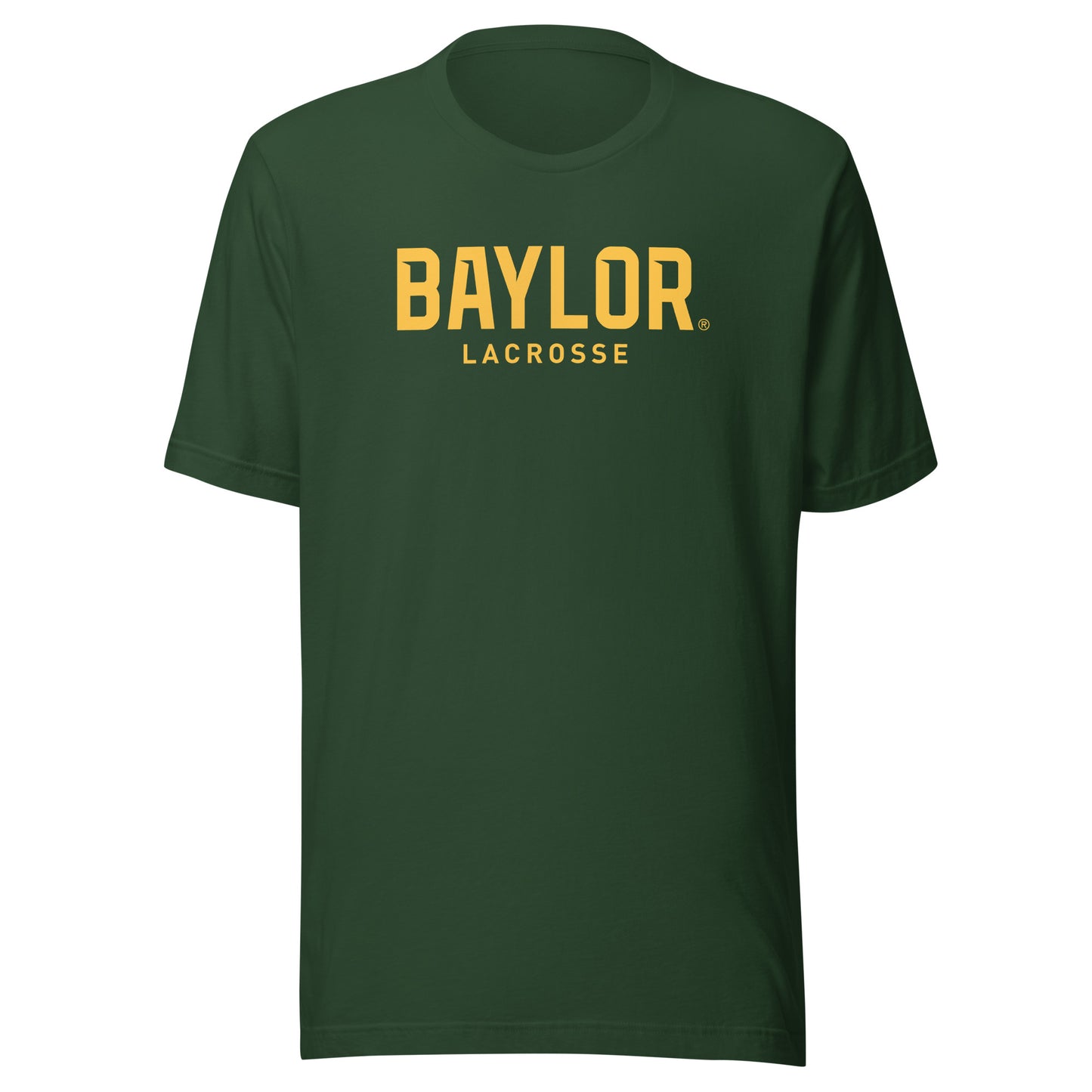 Adult Baylor Lacrosse Bella + Canvas T-shirt
