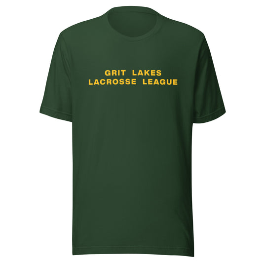 Adult Varsity Club Lacrosse Bella + Canvas T-shirt - Grit Lakes