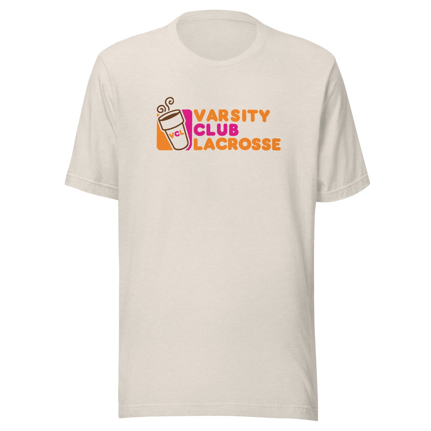 Adult Varsity Club Lacrosse Bella + Canvas T-shirt - Dunkies