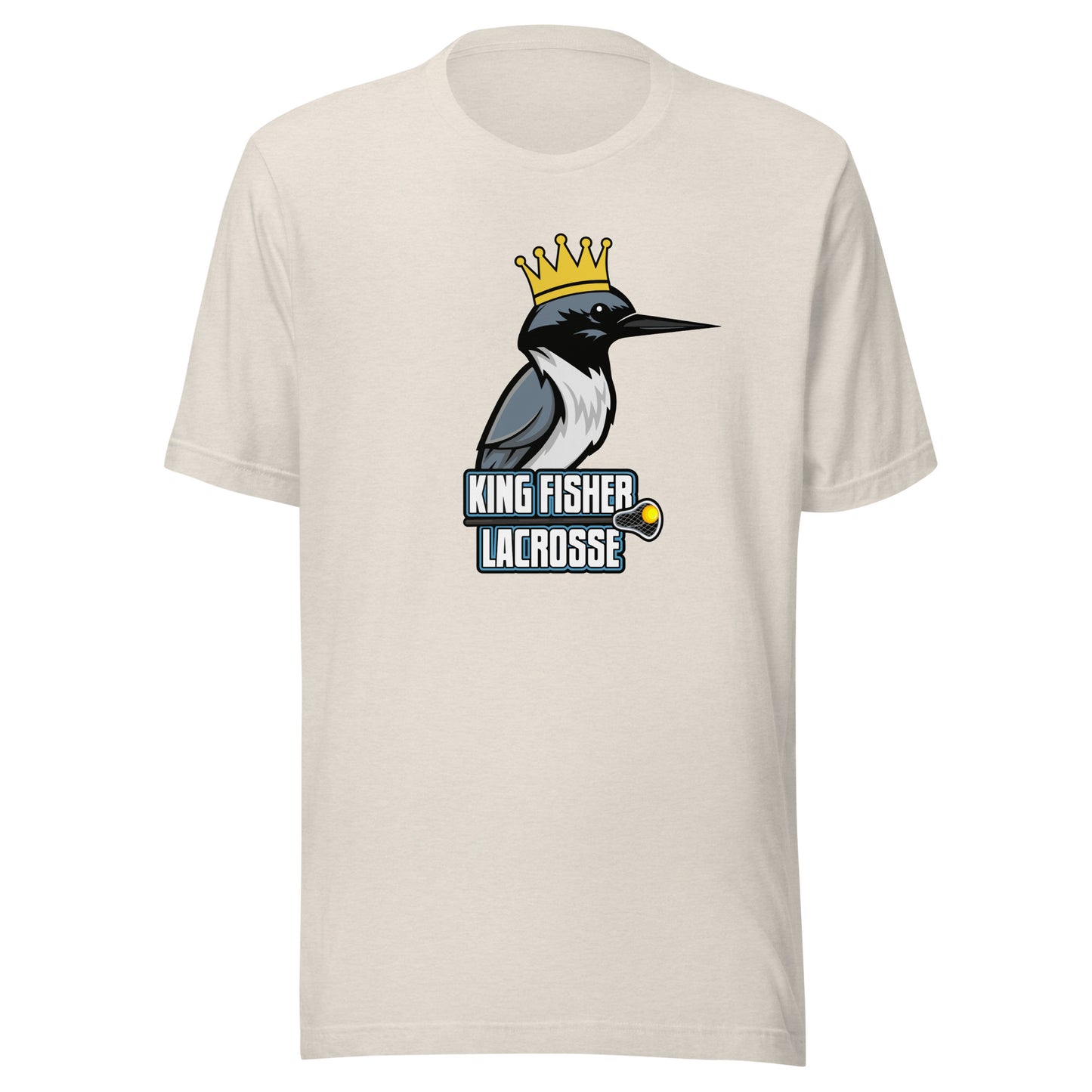 Adult Kingfisher Lacrosse Bella + Canvas T-shirt