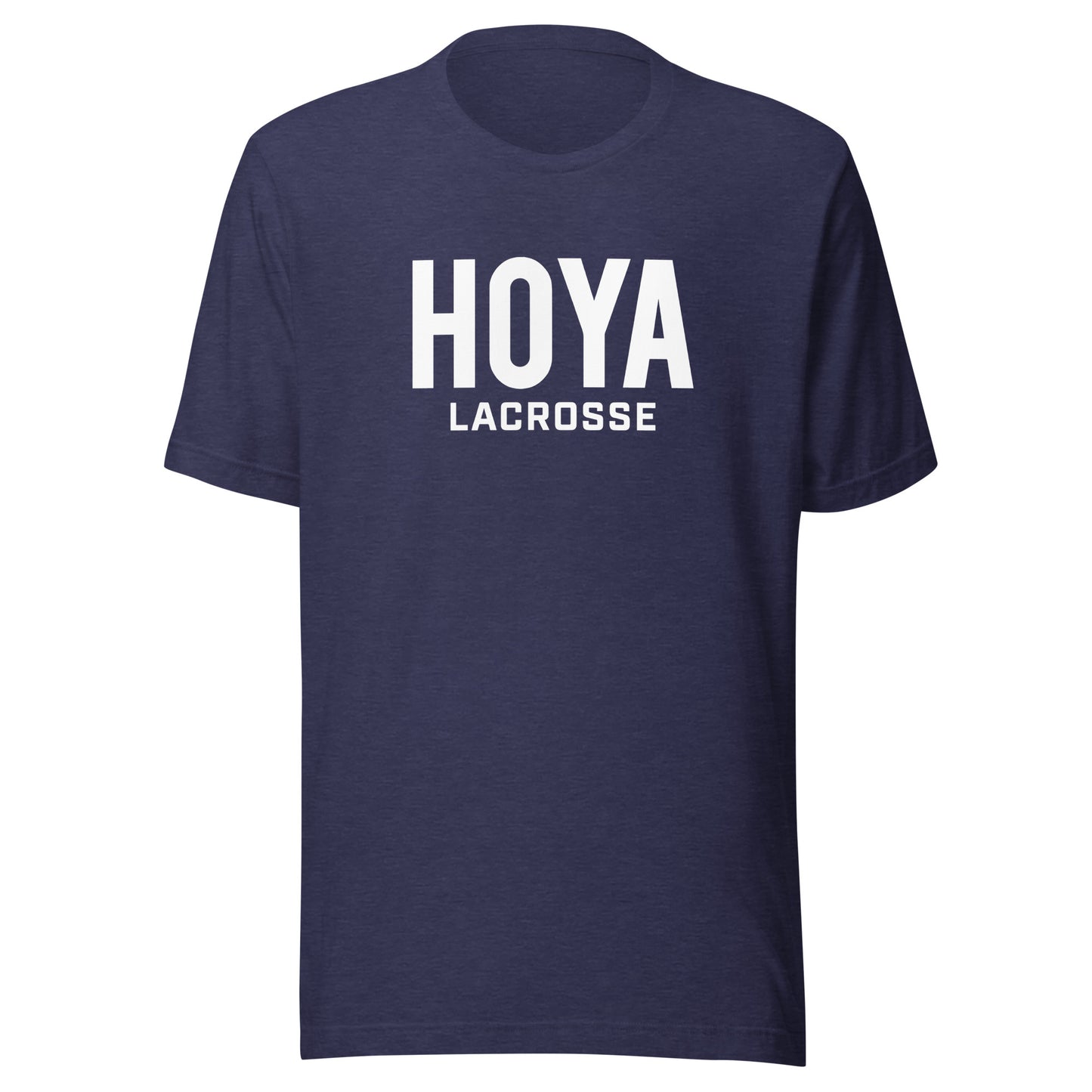Adult Hoyas Lacrosse Bella + Canvas T-shirt