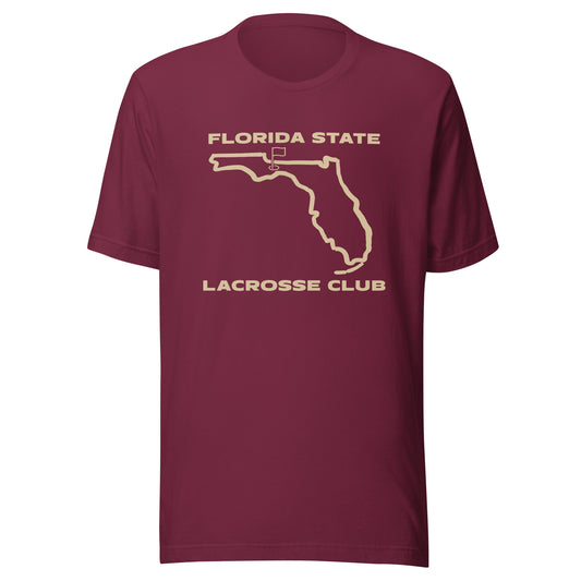 Adult FSU Lacrosse Bella + Canvas T-shirt