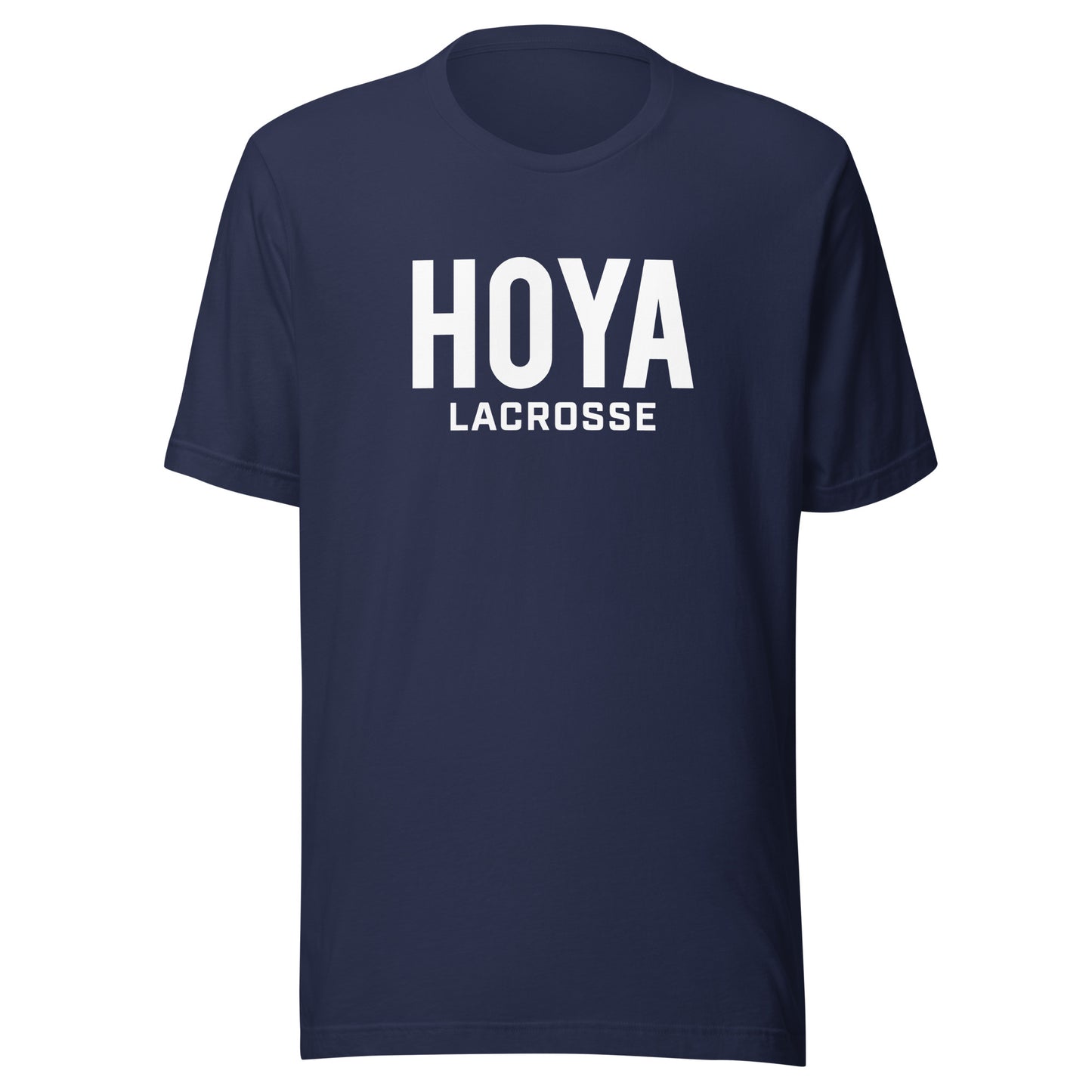 Adult Hoyas Lacrosse Bella + Canvas T-shirt
