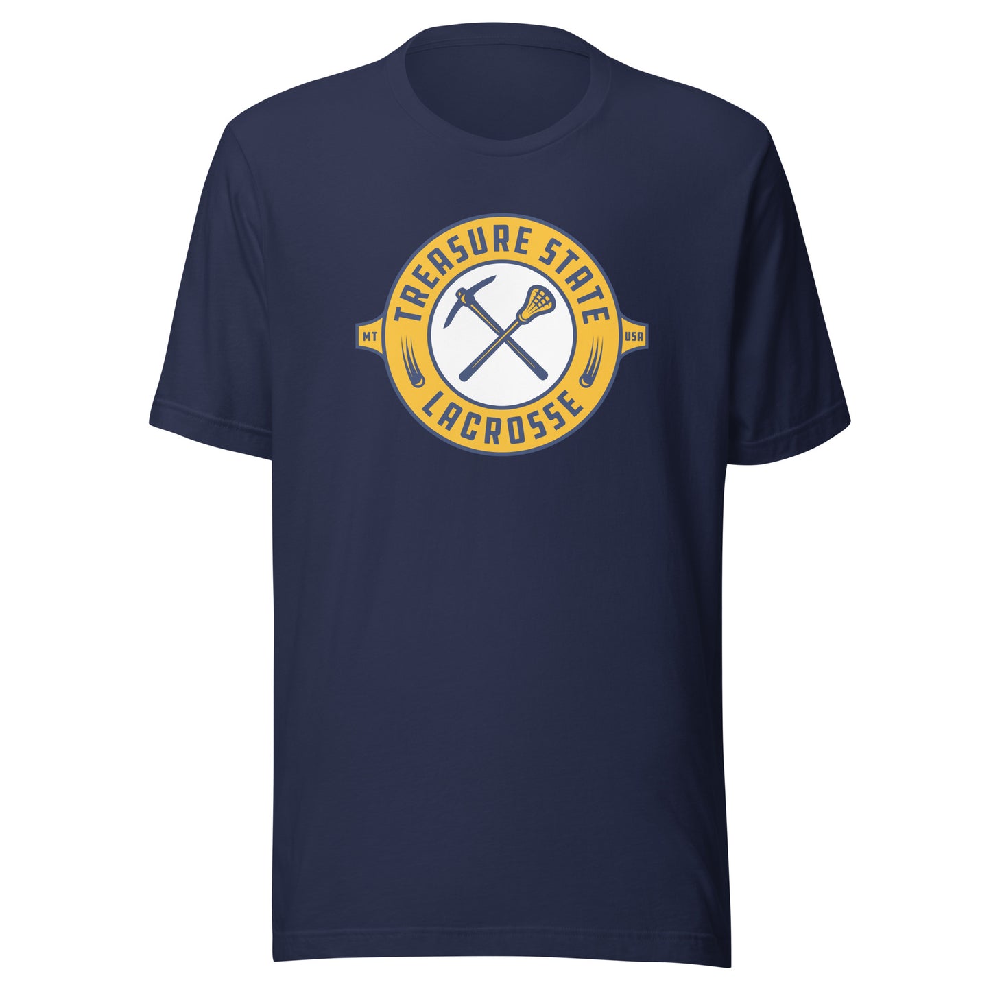 Adult Treasure State Lacrosse Bella + Canvas T-shirt