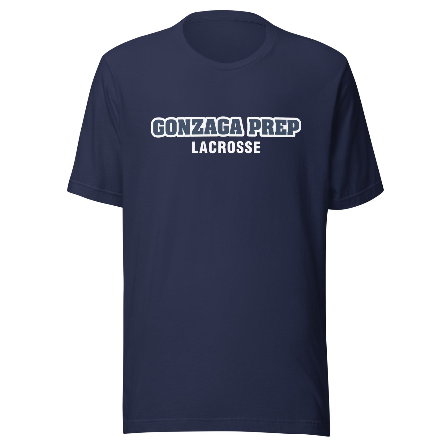 Adult Gonzaga Prep Lacrosse Bella + Canvas T-shirt