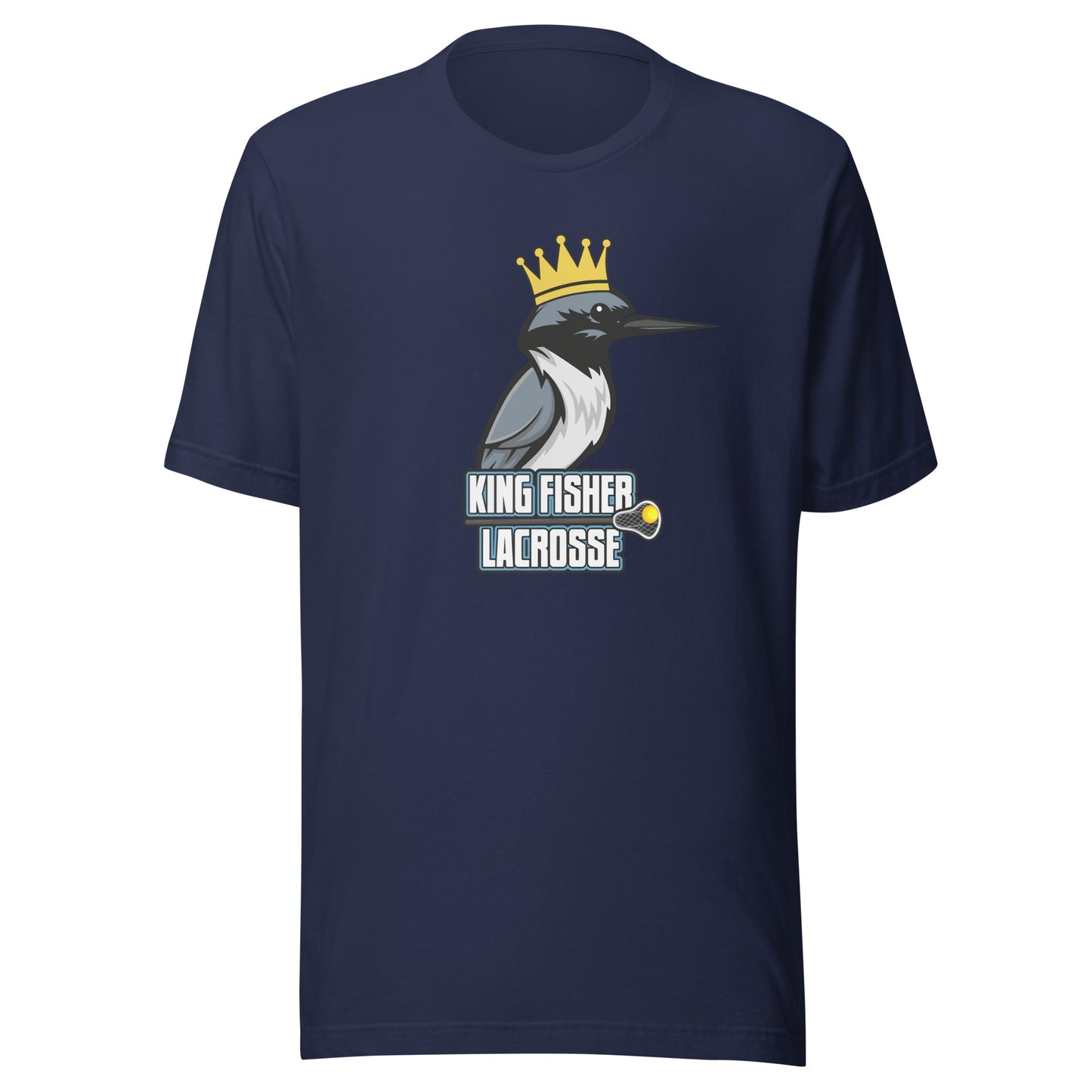 Adult Kingfisher Lacrosse Bella + Canvas T-shirt