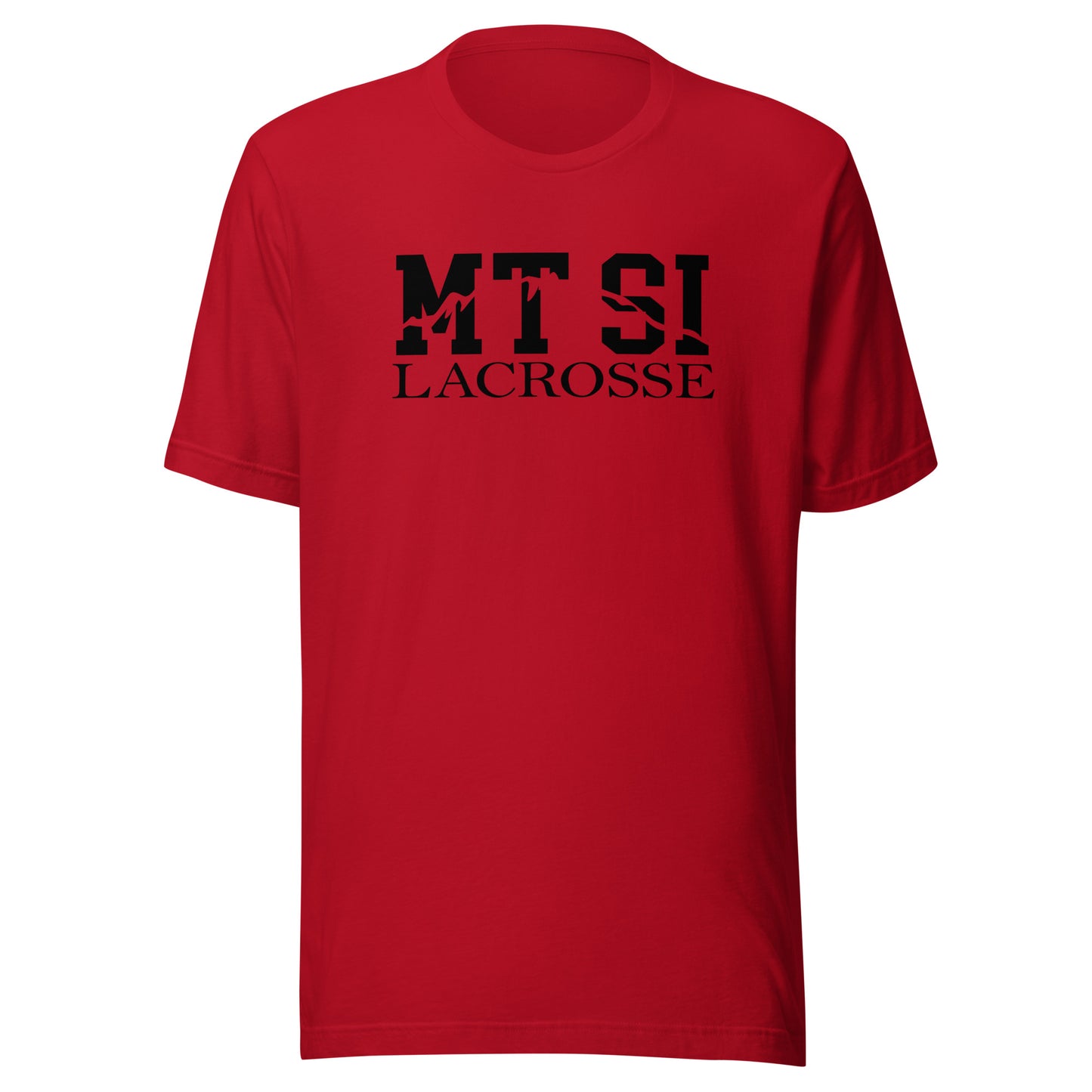 Adult Mount Si Lacrosse Bella + Canvas T-shirt