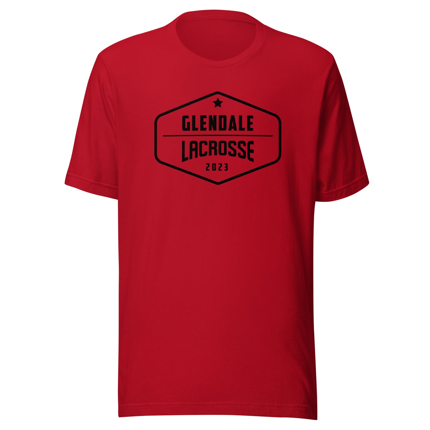 Adult Glendale HS Lacrosse Bella + Canvas T-shirt