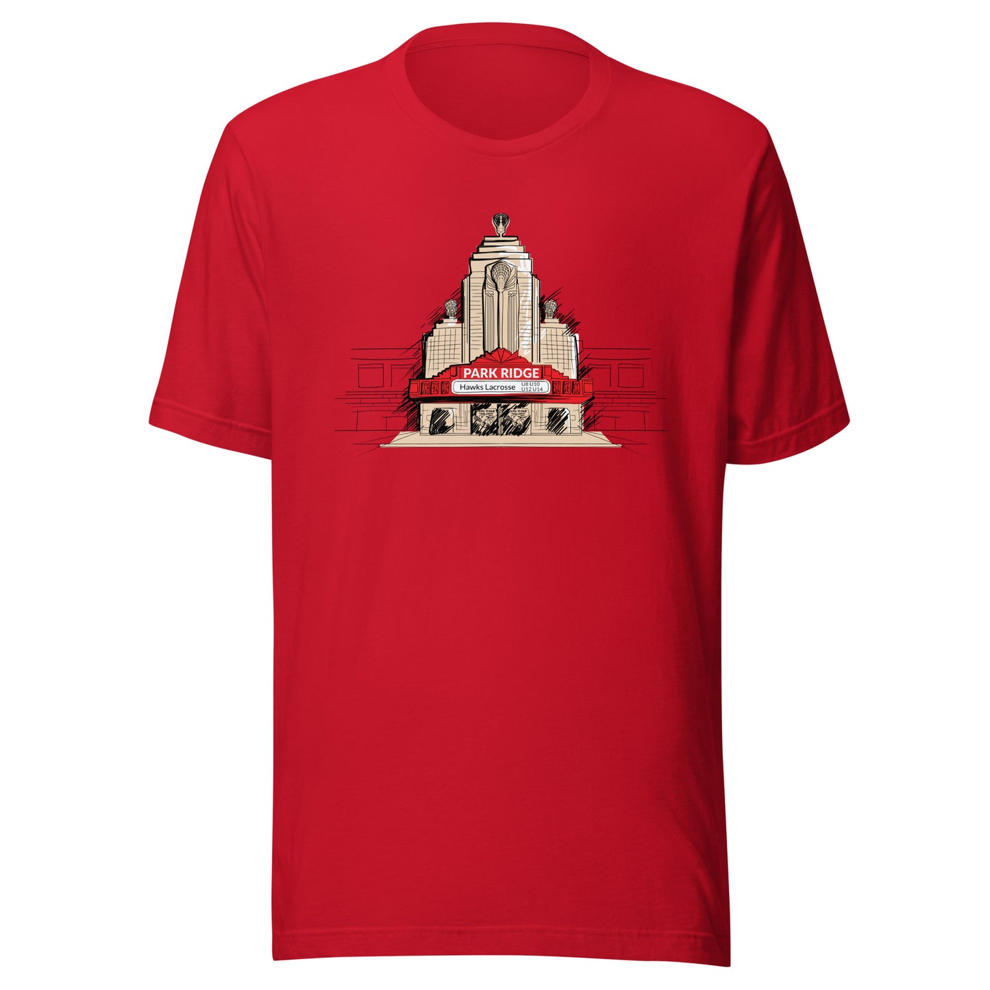 Adult Park Ridge Lacrosse Bella + Canvas T-shirt