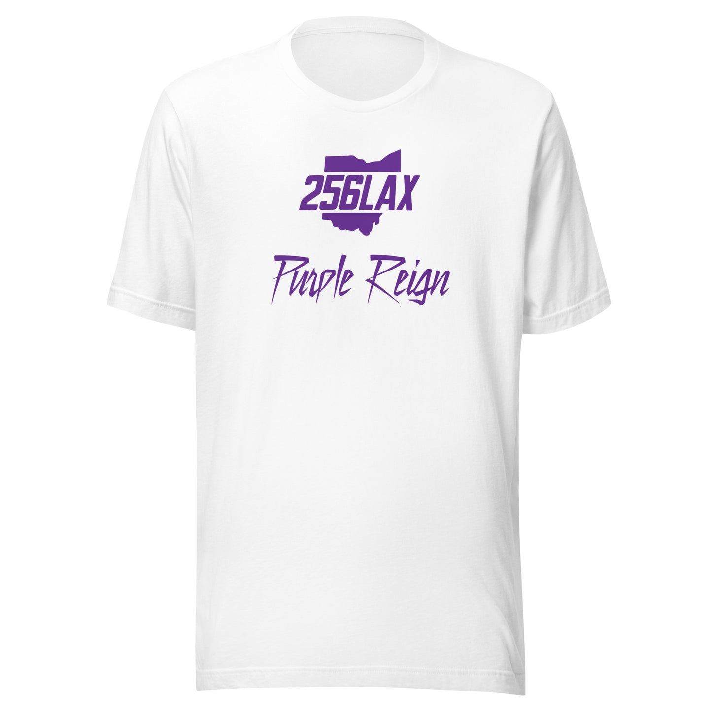 Adult 256 LAX Bella + Canvas T-shirt | Purple Reign