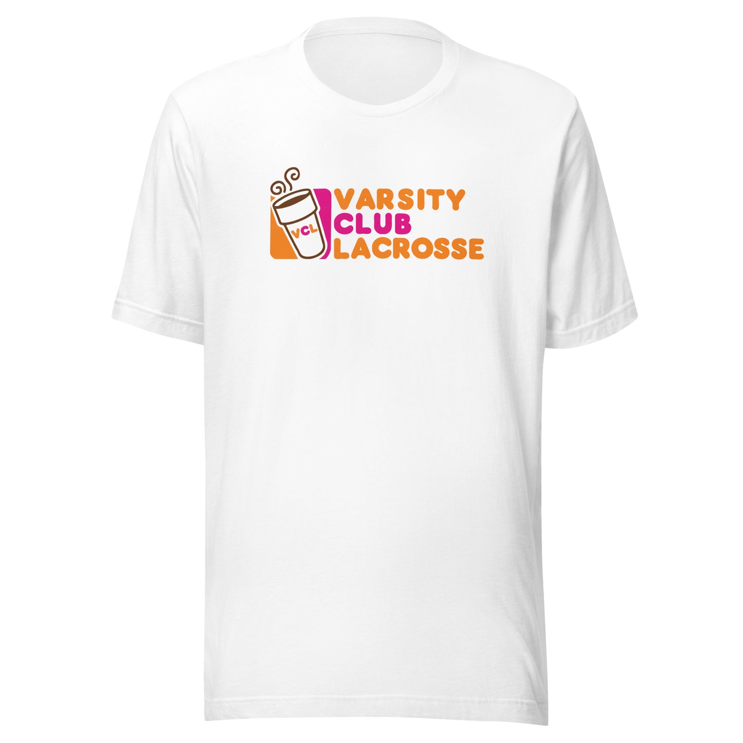 Adult Varsity Club Lacrosse Bella + Canvas T-shirt - Dunkies