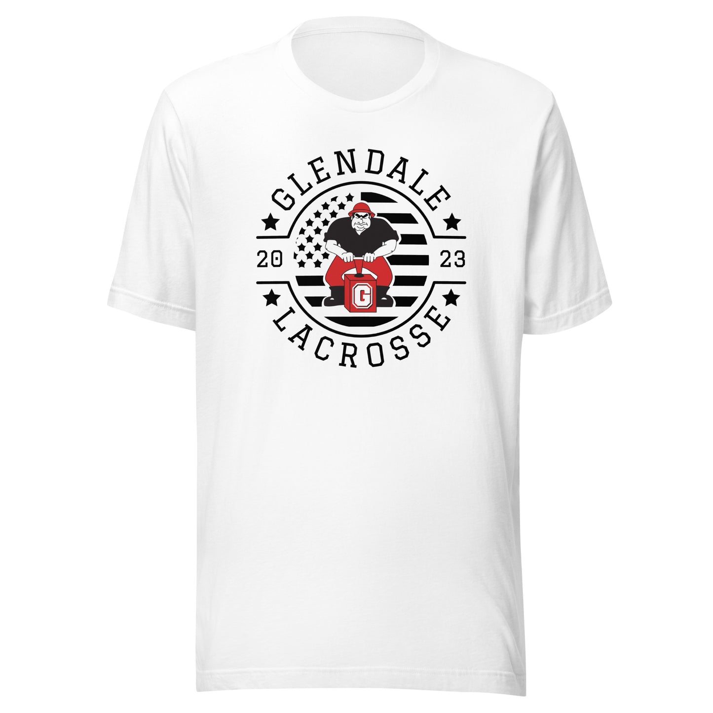 Adult Glendale HS Lacrosse Bella + Canvas T-shirt