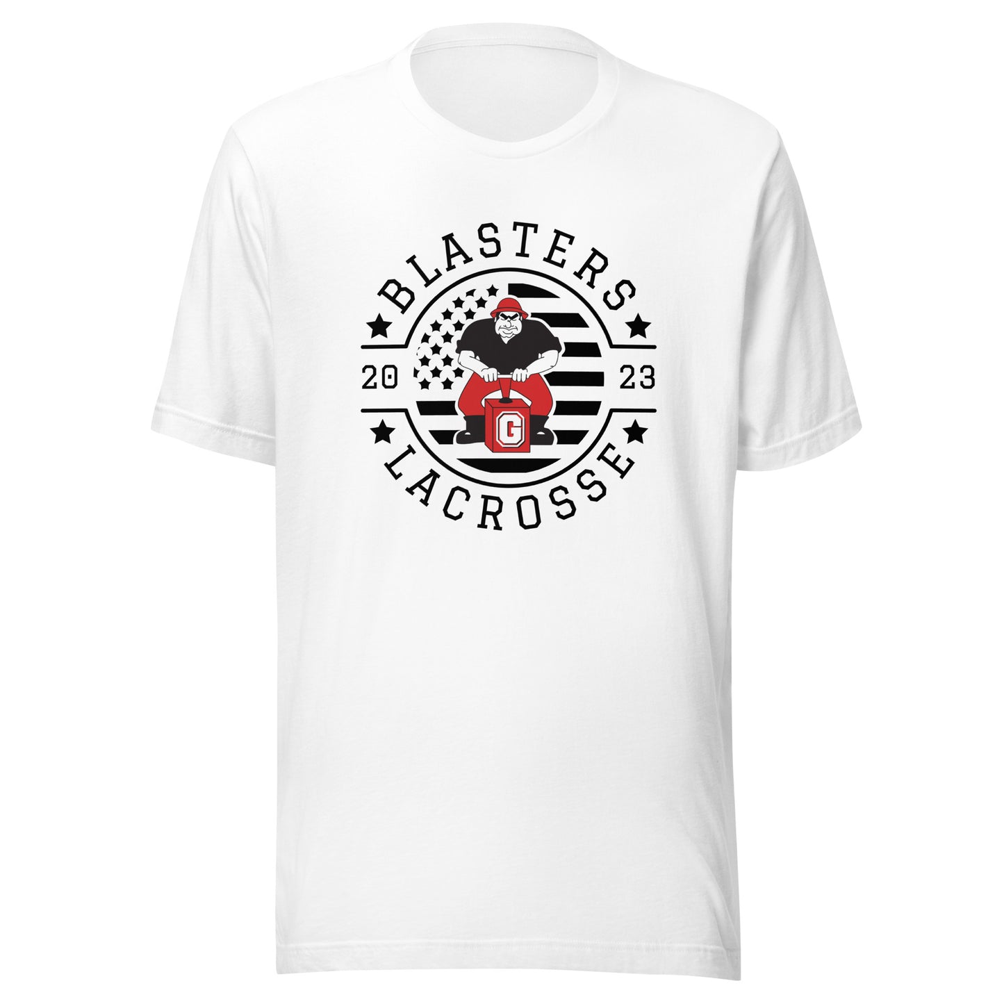 Adult Blasters MS Lacrosse Bella + Canvas T-shirt