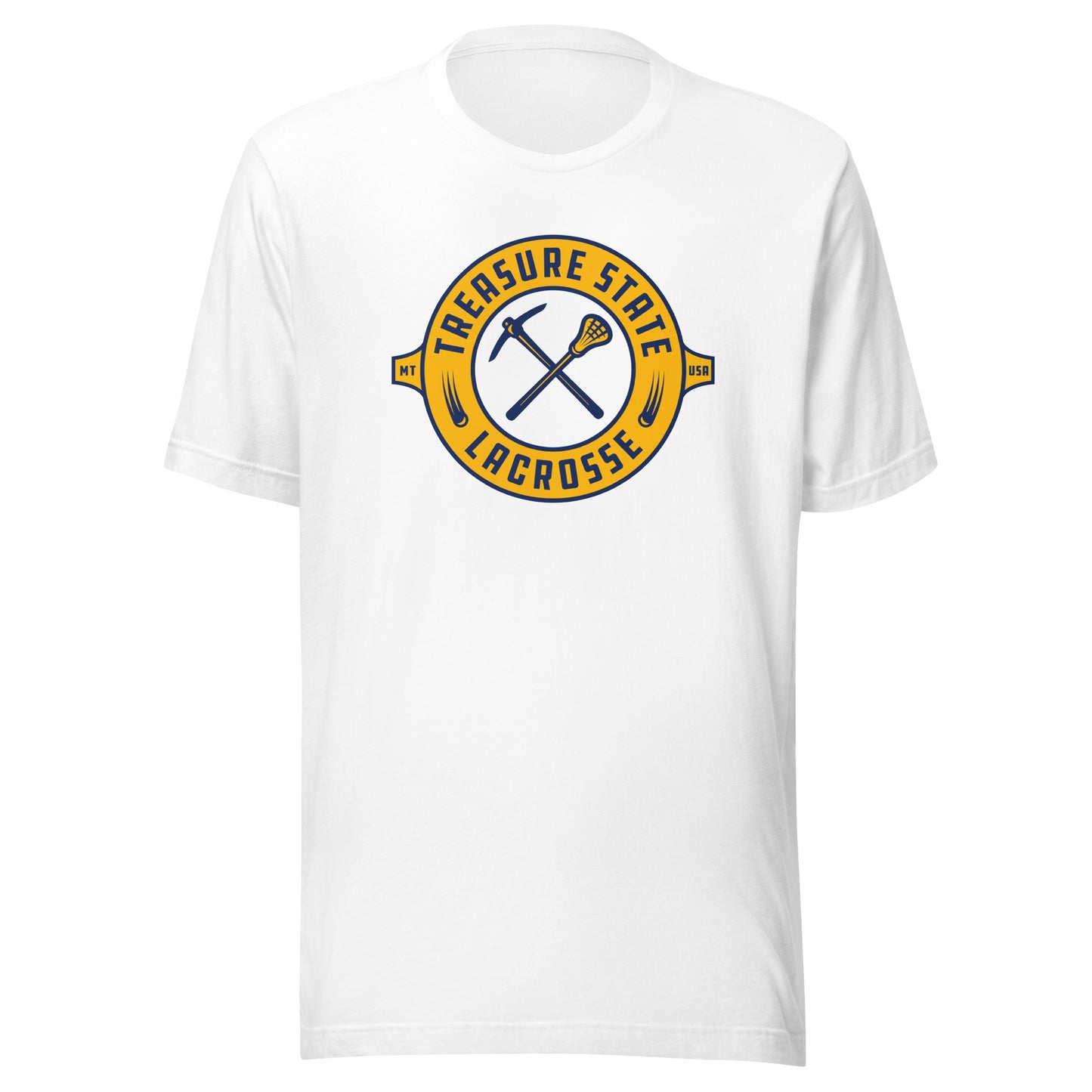 Adult Treasure State Lacrosse Bella + Canvas T-shirt