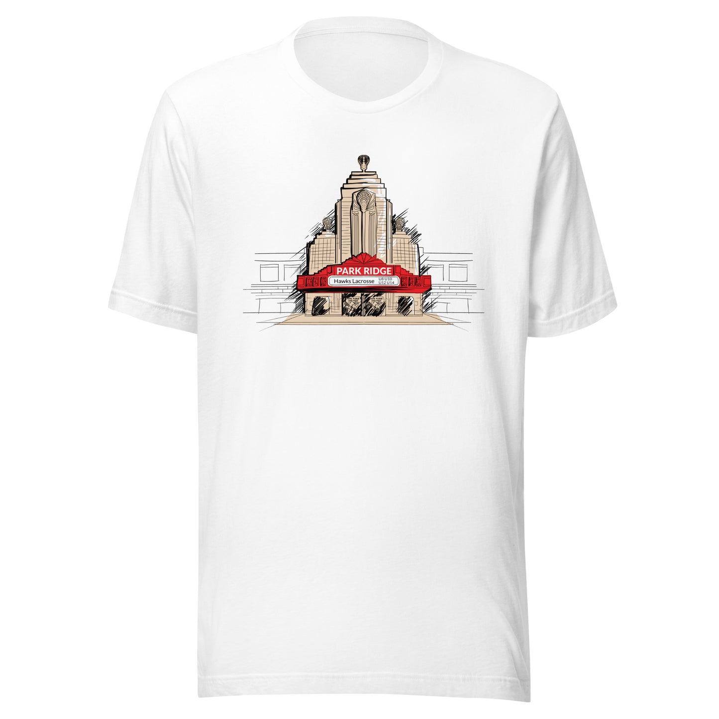 Adult Park Ridge Lacrosse Bella + Canvas T-shirt