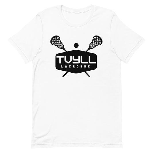 Adult TVYLL Lacrosse Bella + Canvas Short Sleeve Cotton Tee