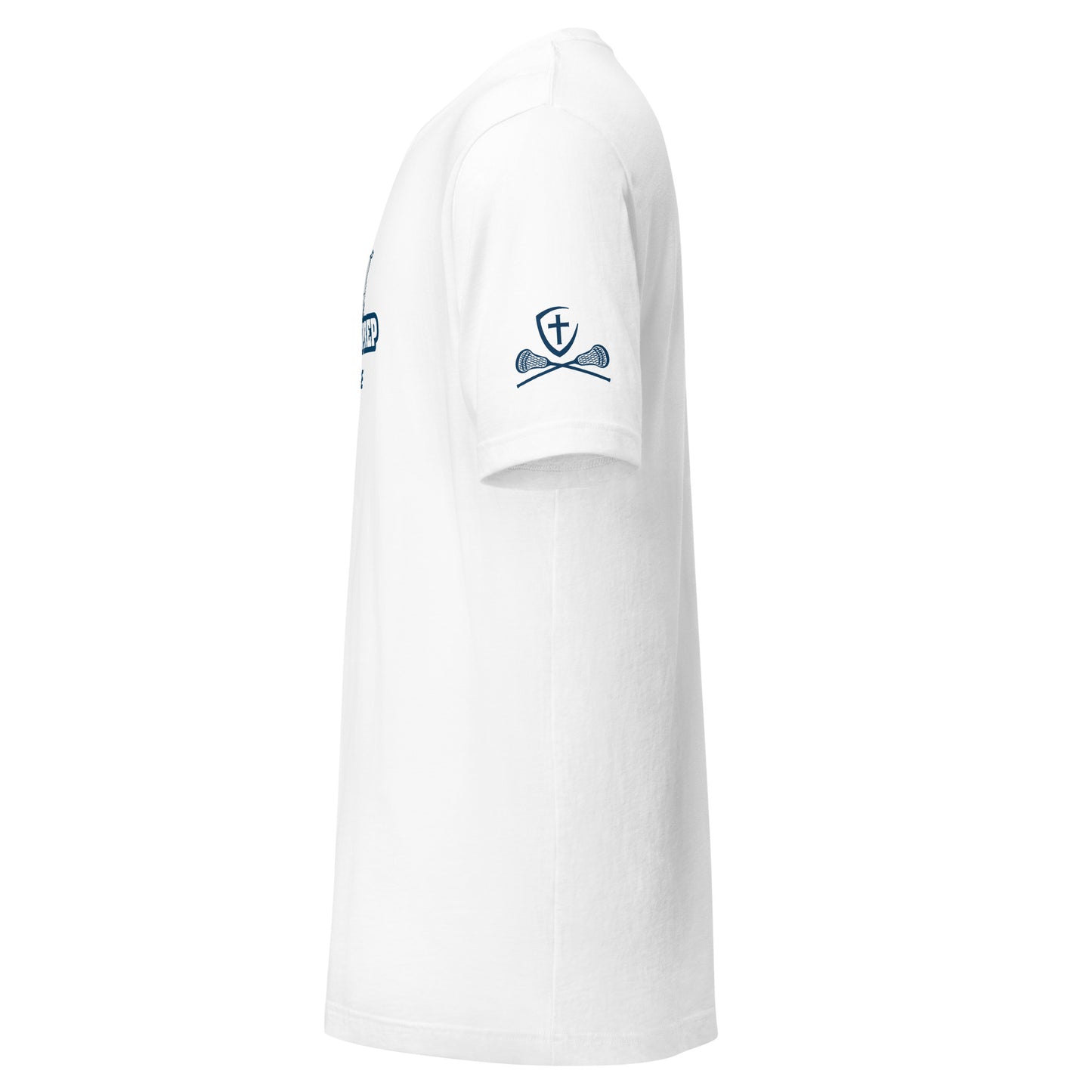 Adult Gonzaga Prep Lacrosse Bella + Canvas Short Sleeve Cotton Tee w/ Sleeve Print