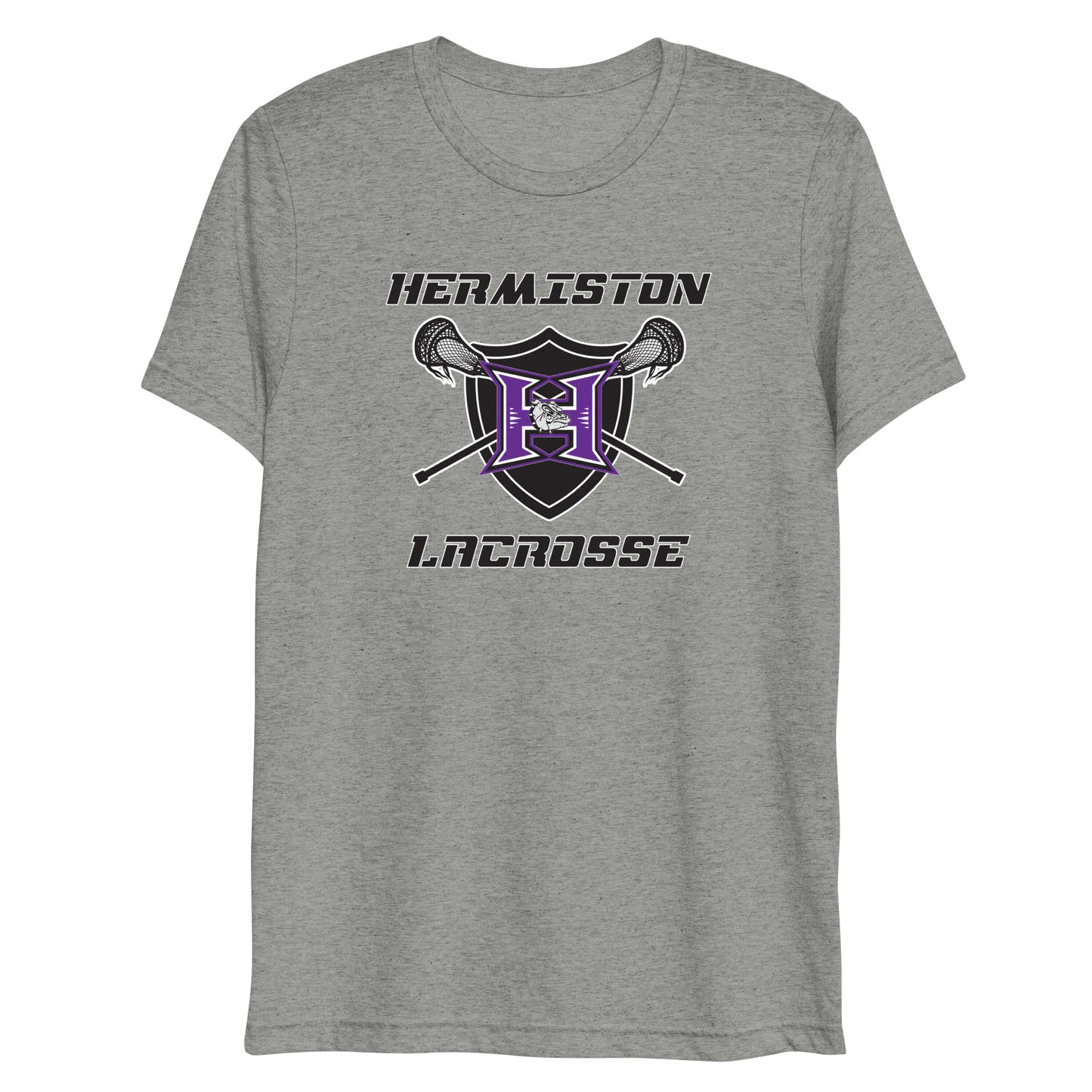 Adult Hermiston Lacrosse Bella + Canvas Tri-Blend T-shirt