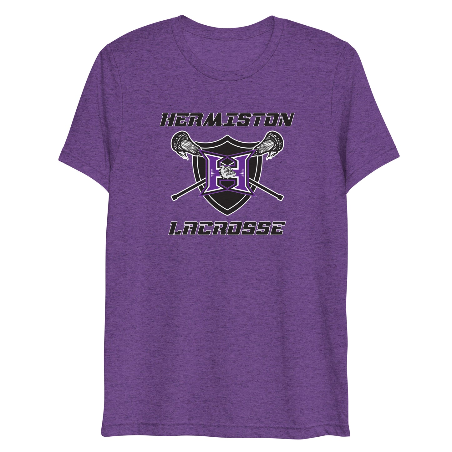 Adult Hermiston Lacrosse Bella + Canvas Tri-Blend T-shirt