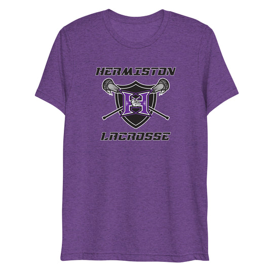 Adult Hermiston Lacrosse Bella + Canvas Tri-Blend T-shirt