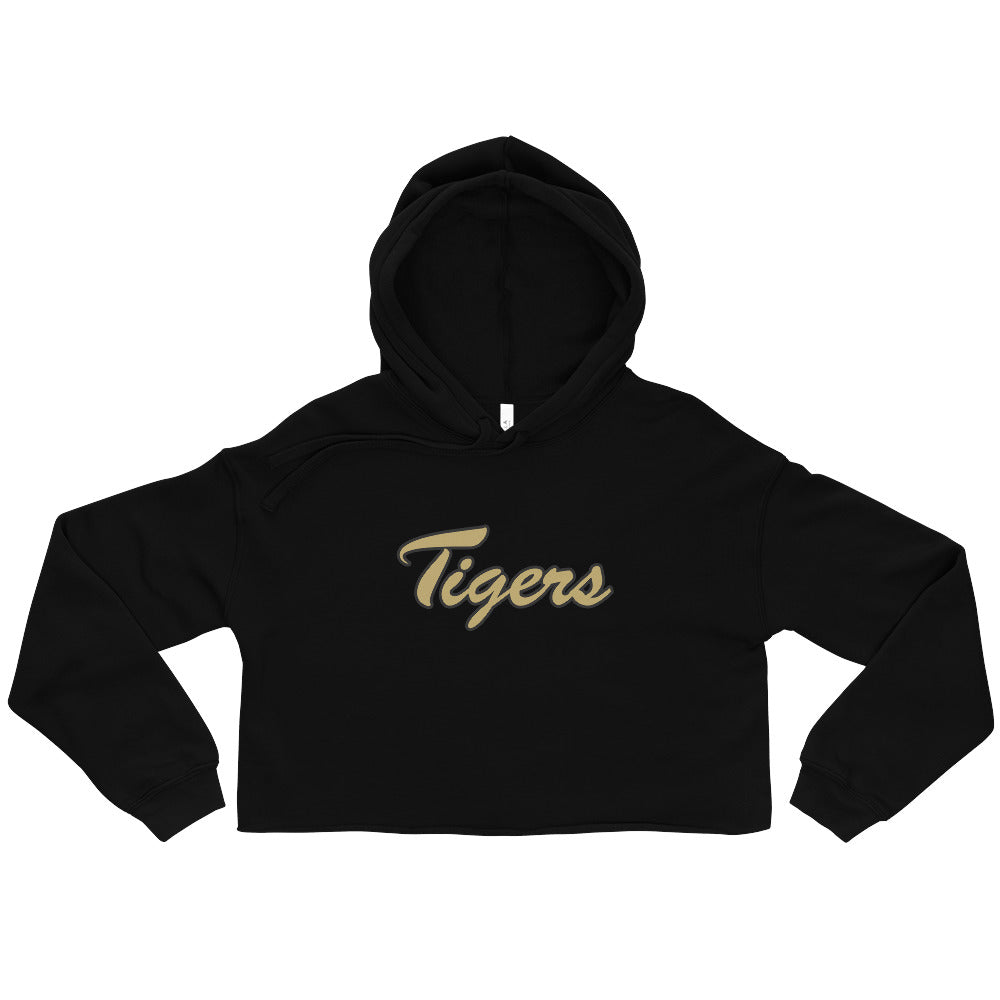 Adult Drip Tigers Lacrosse Bella + Canvas Crop Hoodie