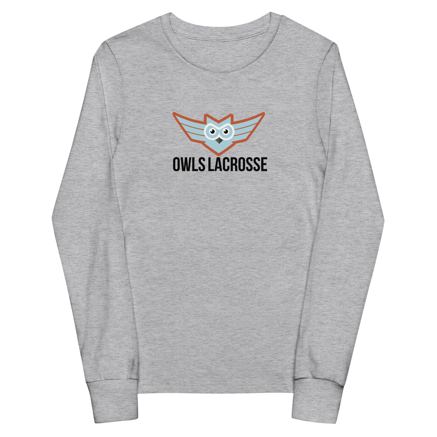 Youth OWLS Lacrosse Bella + Canvas Long Sleeve Cotton Tee
