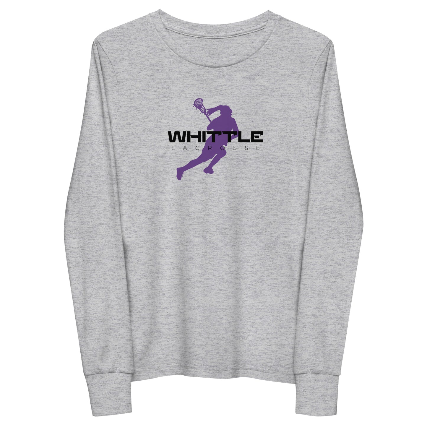 Youth Whittle Lacrosse Gildan Long Sleeve Tee