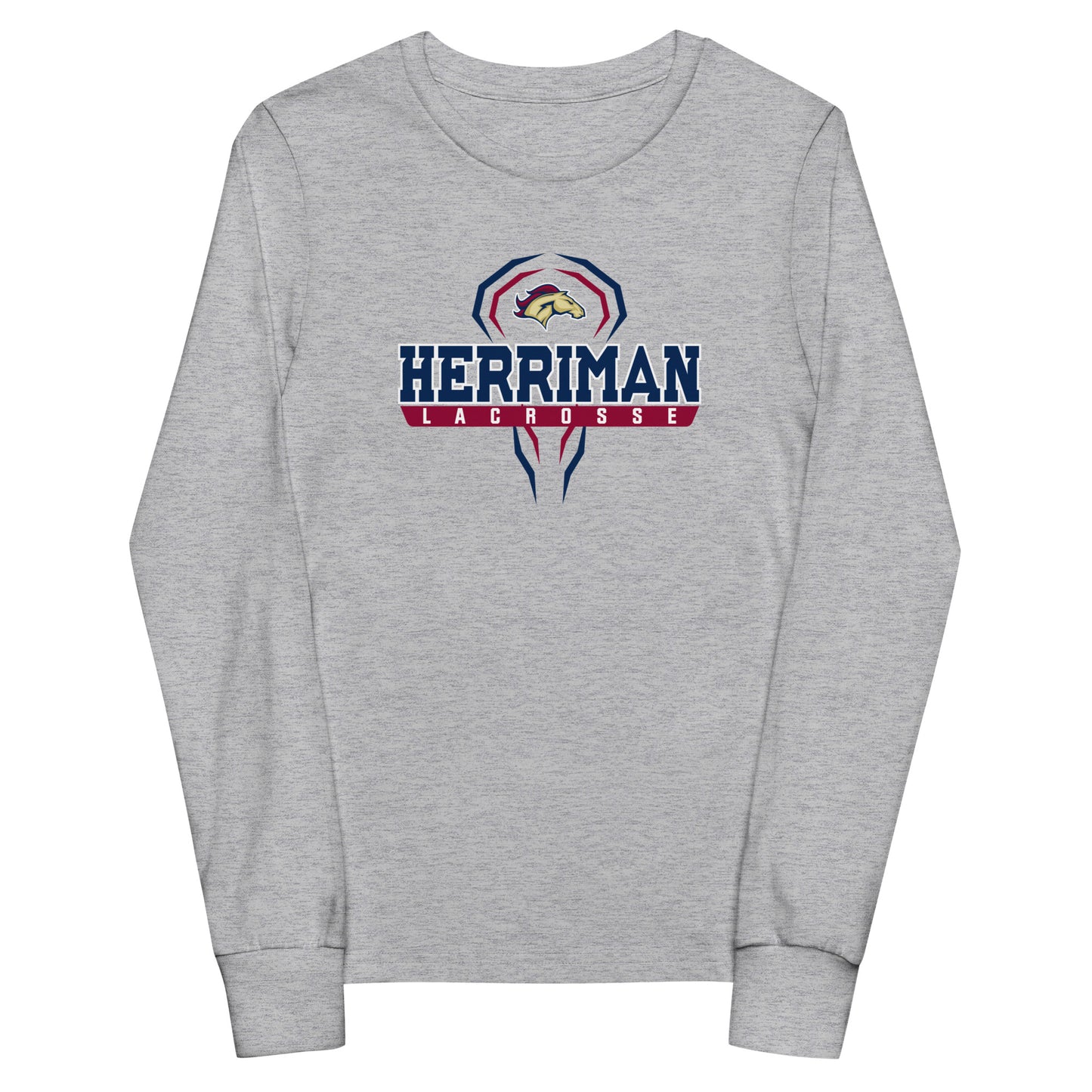 Youth Herriman Lacrosse Gildan Long Sleeve Tee