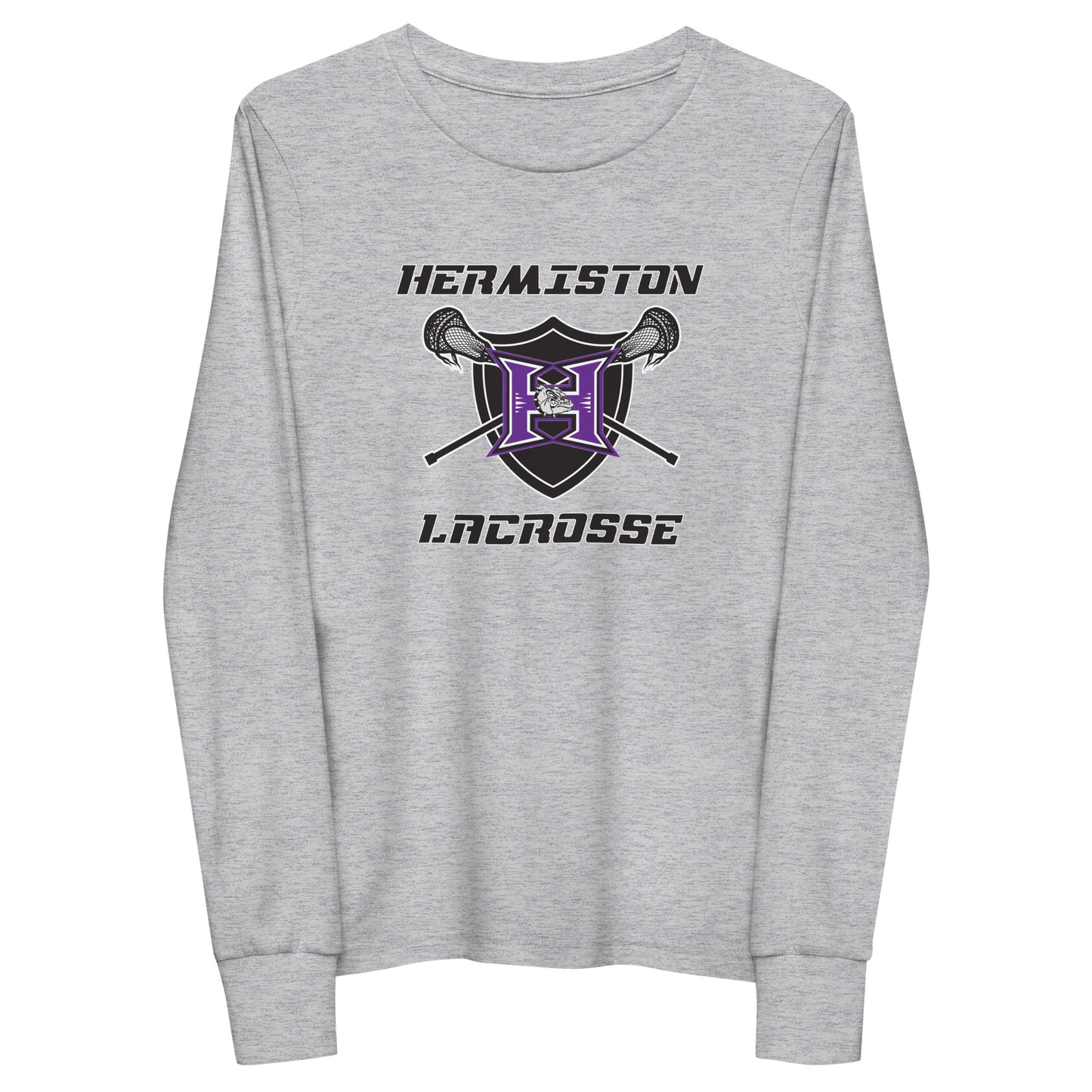 Youth Hermiston Lacrosse Gildan Long Sleeve Tee