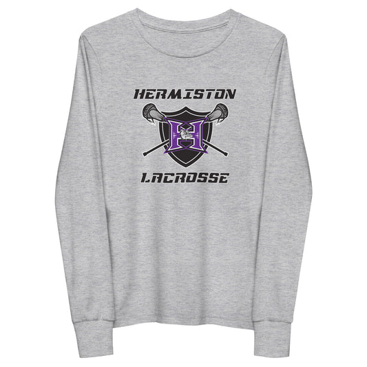 Youth Hermiston Lacrosse Gildan Long Sleeve Tee