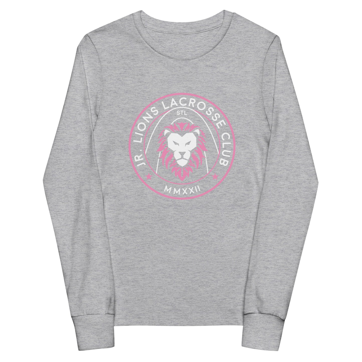 Youth Jr. Lions Lacrosse Bella + Canvas Long Sleeve Shirt