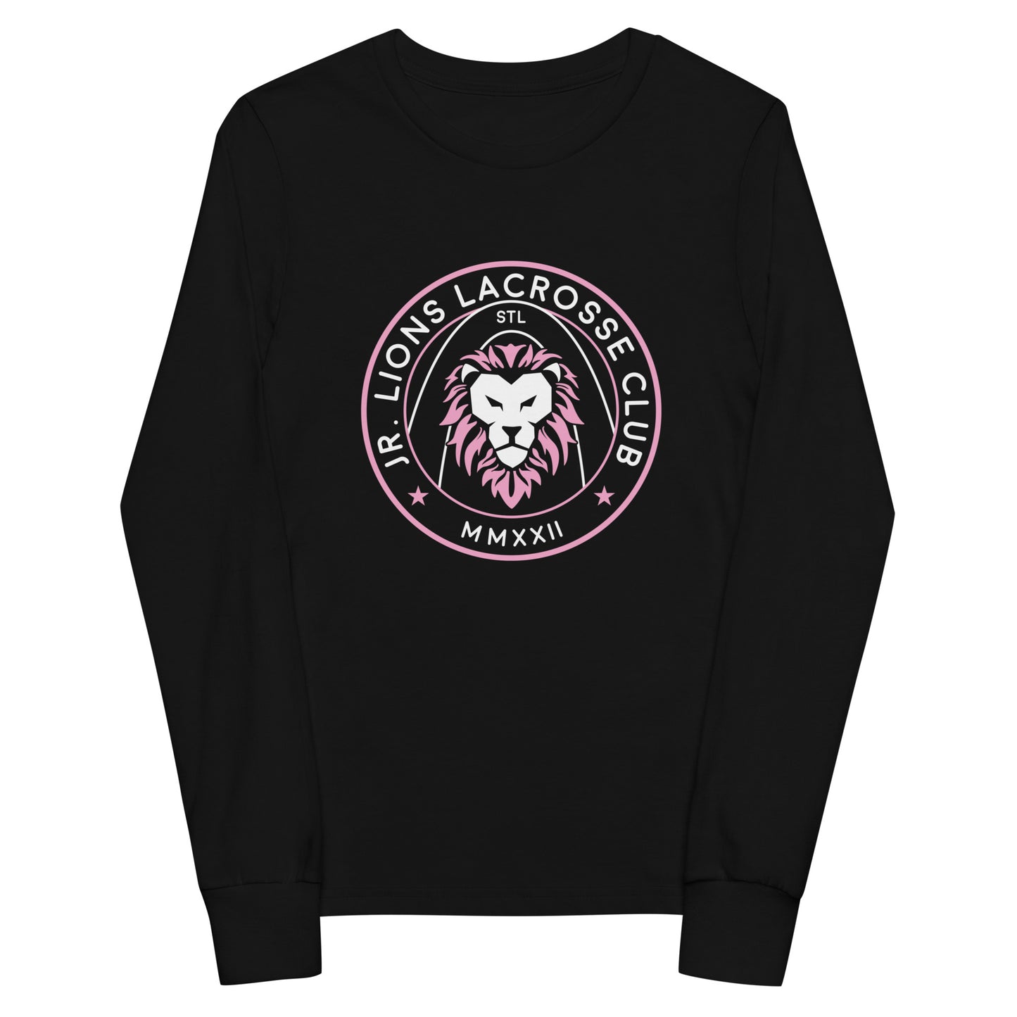 Youth Jr. Lions Lacrosse Bella + Canvas Long Sleeve Shirt