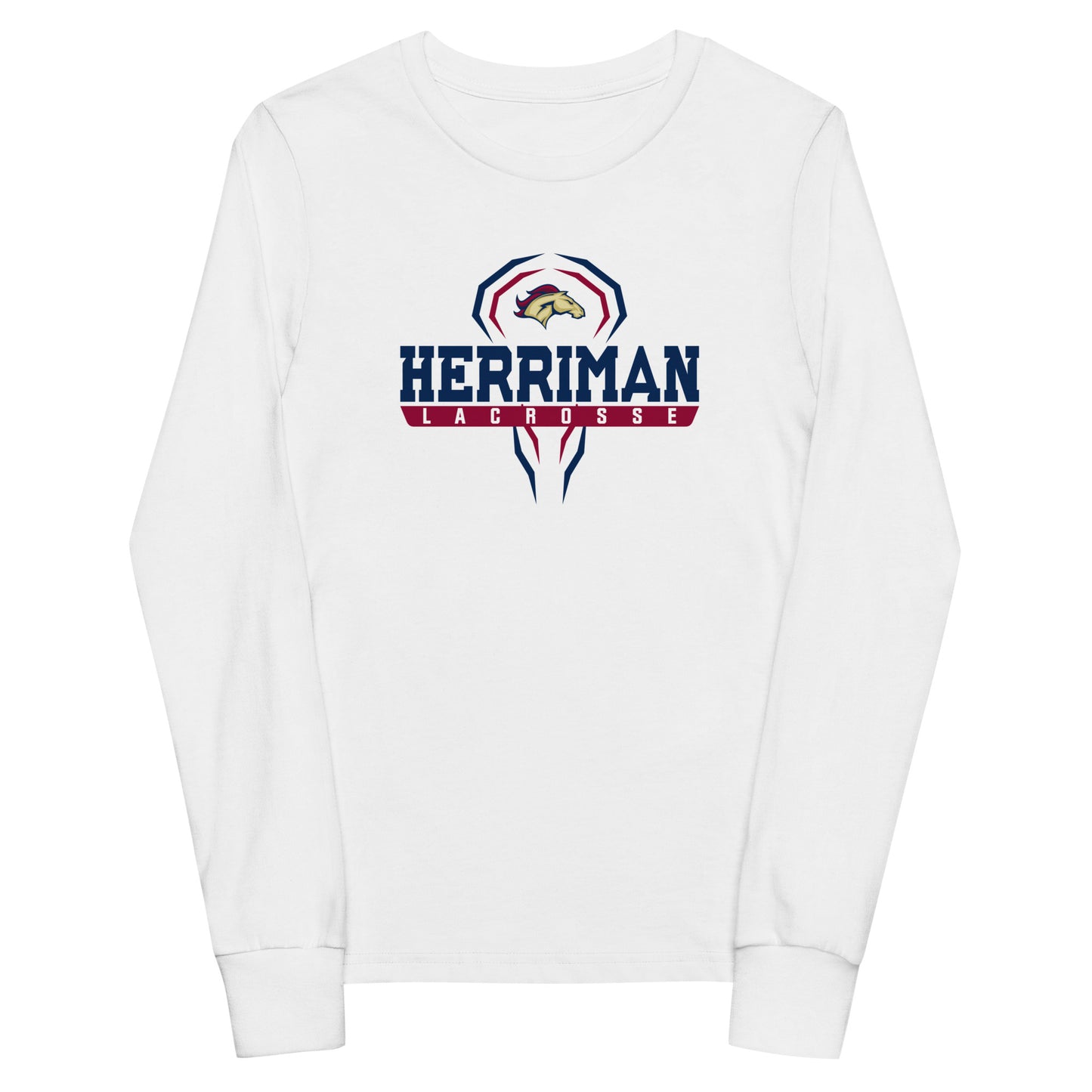 Youth Herriman Lacrosse Gildan Long Sleeve Tee