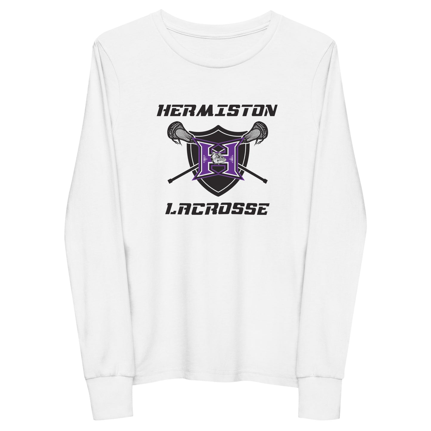 Youth Hermiston Lacrosse Gildan Long Sleeve Tee
