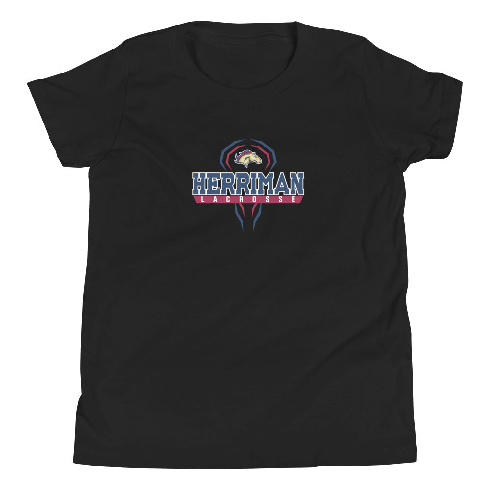 Youth Herriman Lacrosse Bella + Canvas Short Sleeve T-Shirt