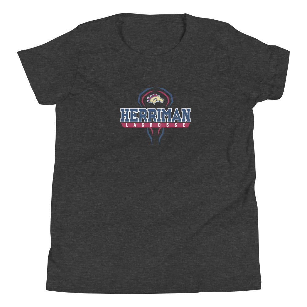 Youth Herriman Lacrosse Bella + Canvas Short Sleeve T-Shirt