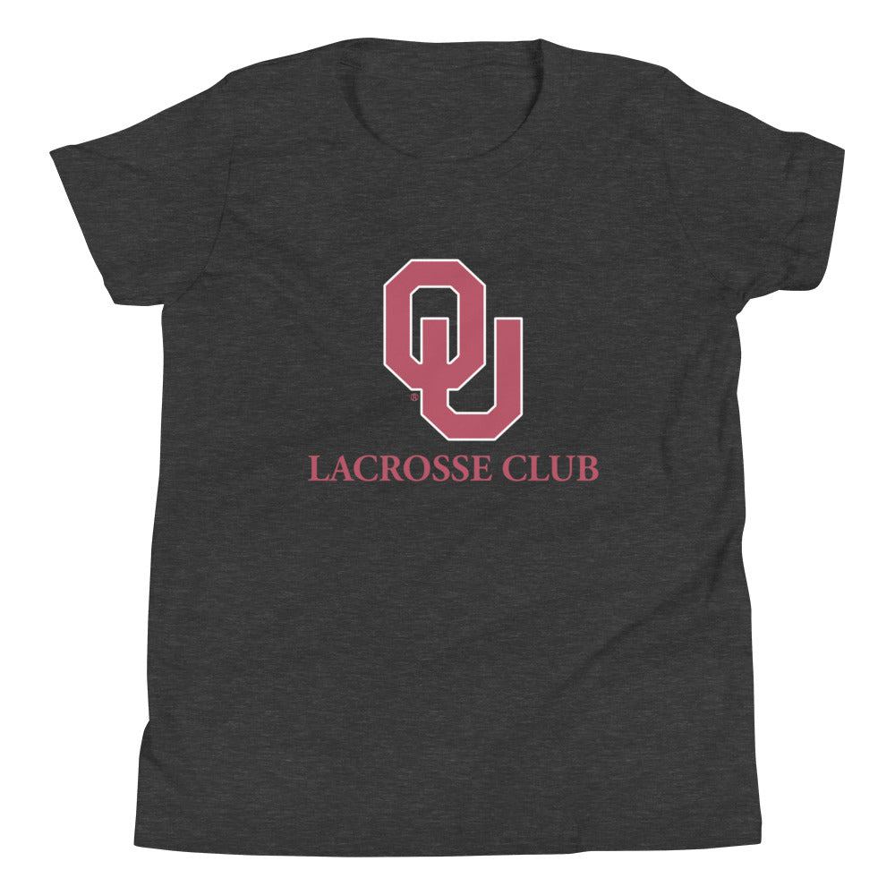 Youth Oklahoma University Lacrosse Bella + Canvas Short Sleeve T-Shirt