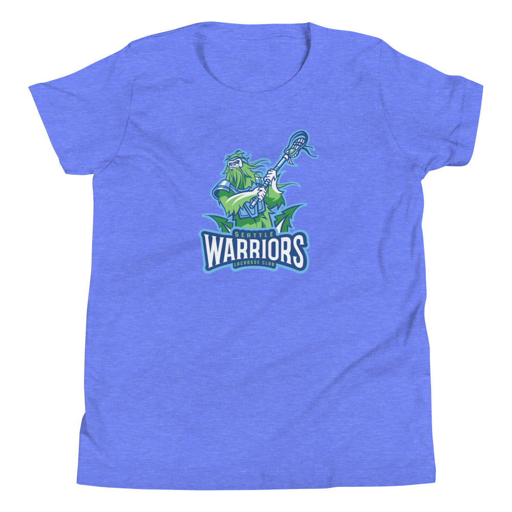 Youth Seattle Warriors Lacrosse Bella + Canvas T-Shirt