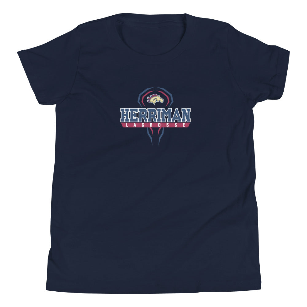 Youth Herriman Lacrosse Bella + Canvas Short Sleeve T-Shirt