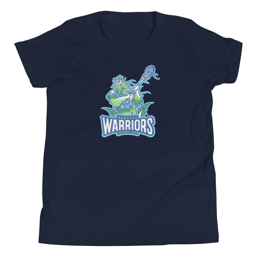 Youth Seattle Warriors Lacrosse Bella + Canvas T-Shirt